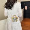 Fashionable Butterfly-shaped Diamond-encrusted Ladies' Trendy Chain Shoulder Bag