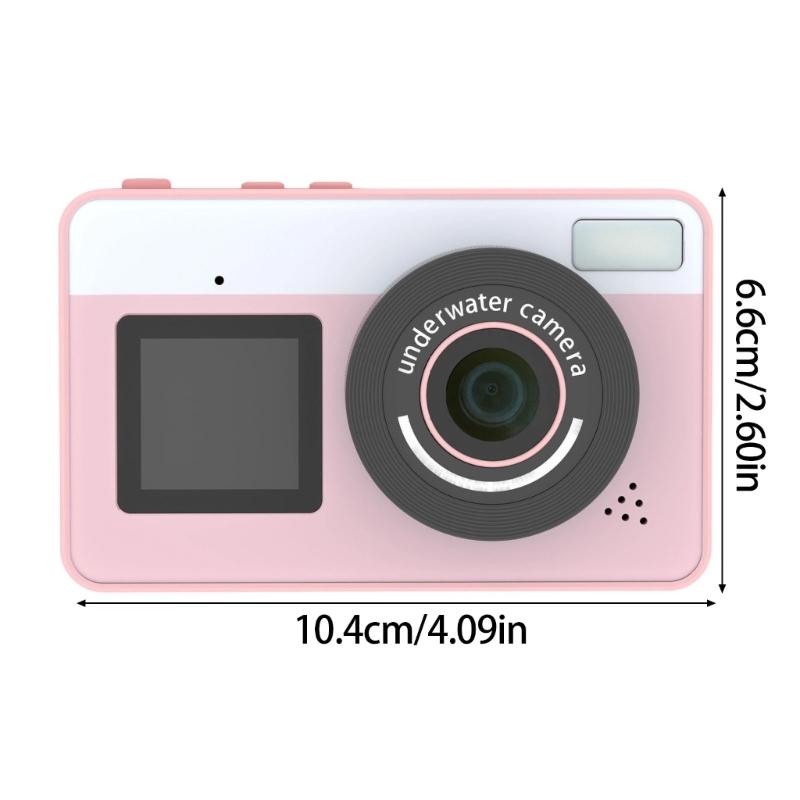 IP68 Waterproof Digital Camera 48MP High Resolution Underwater Photography 10ft Depth Lightweight Design for Snorkeling