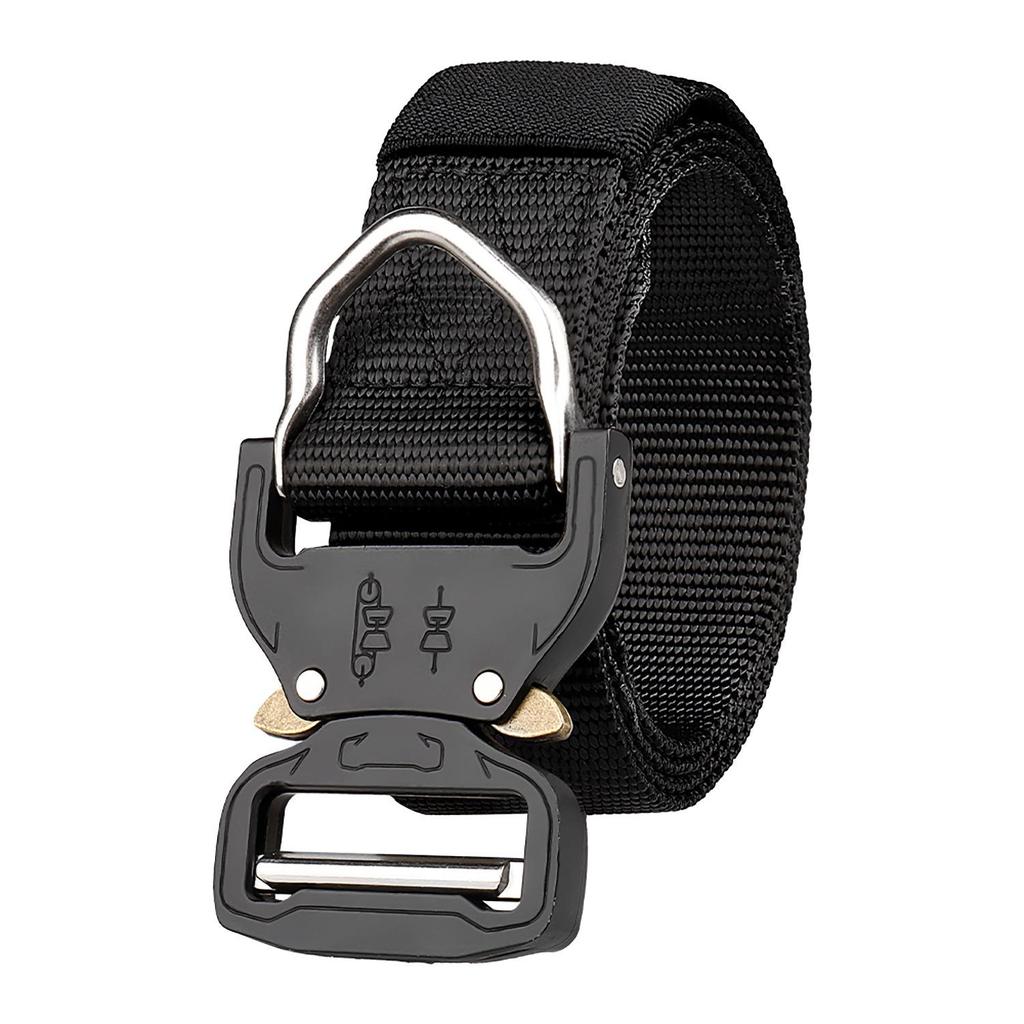 Cross-border Cobra Tactical Belt: Outdoor Military Leather Belt with Alloy Insert Buckle