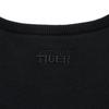 Onitsuka Tiger Round Neck Pullover Solid Color Vest Women tops Black 2182B109-001