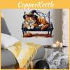 Halloween Cat Wall Sticker Pvc Wall Art For Bedroom Living Room And Commercial Spaces