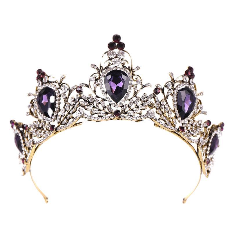 European and American Baroque Crowns Retro Bride Crowns Hair Accessories Wedding Gowns and Makeup Styling Accessories