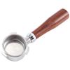 A20F-1 Piece 54Mm Bottomless Portafilter Espresso Machine Wooden Three Ear Handle Portafilter Removable Tool For 870/875/878/880