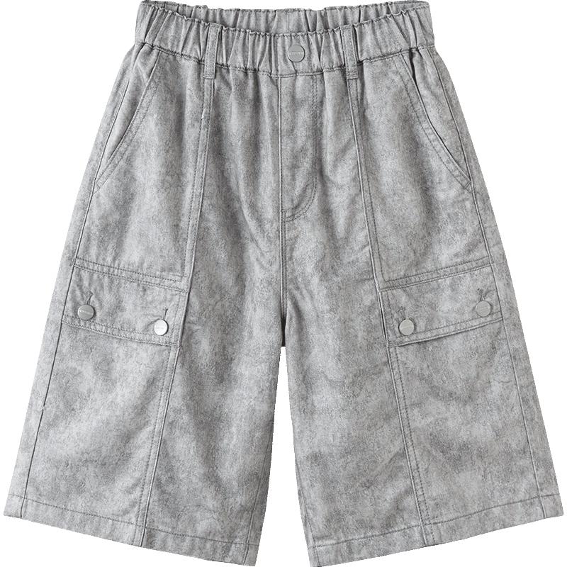Balabala Boys  Summer Denim Knee-Length Shorts