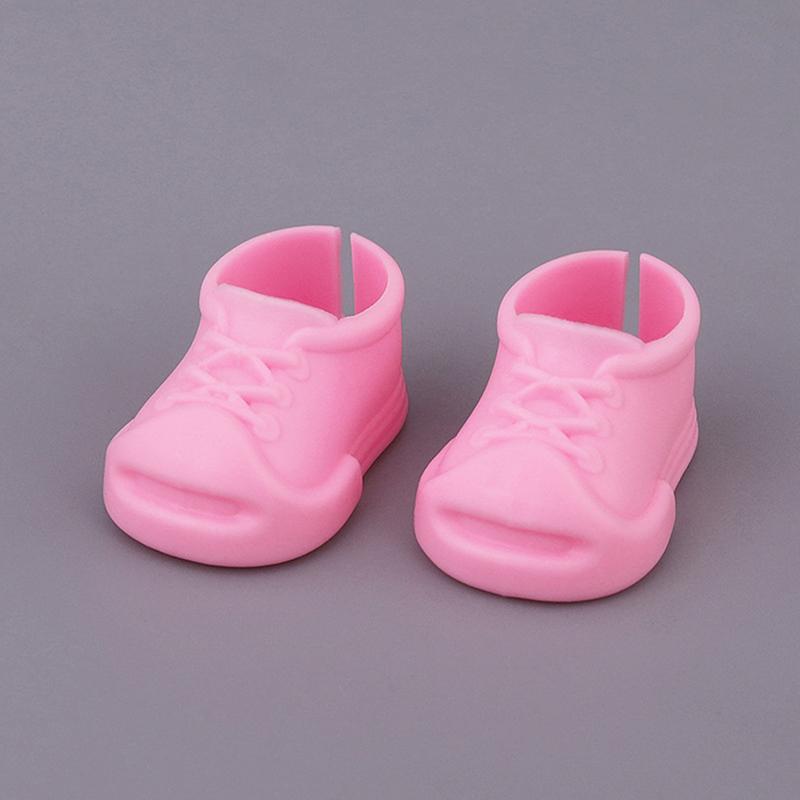15/17Cm Doll Shoes Plastic Mini Shoes For Dolls Mini Finger Shoes Clothing Accessory For 6.9 Inch Dolls Blind Box Doll