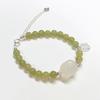 H11H26 Natural Flower Jade Lucky Bracelet (Choose 1 of 2)