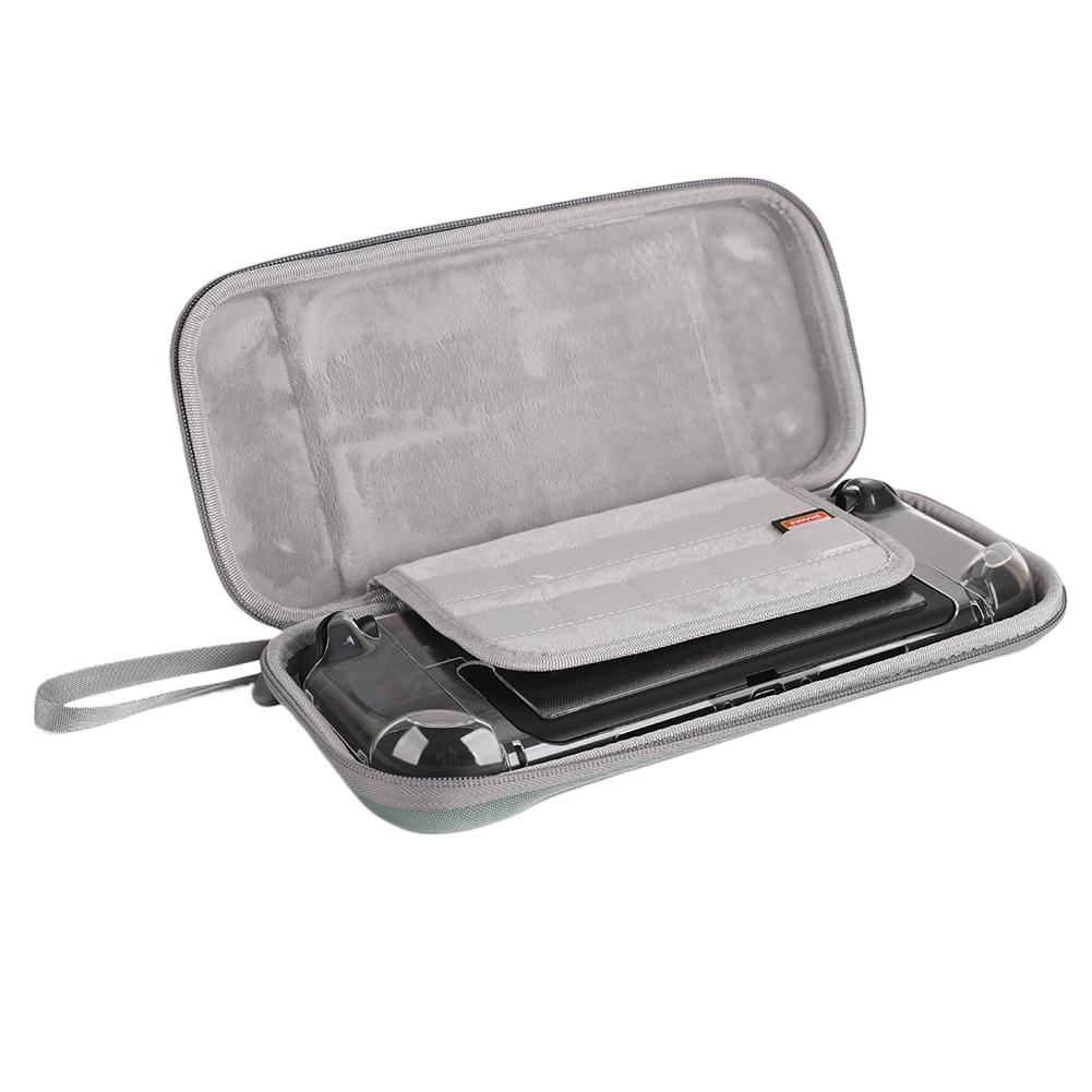 For NS2 Game Console Storage Bag with Game Card Slots Hard Shell Console Carry Bag Zipper Closure Travel Console Protect Handbag