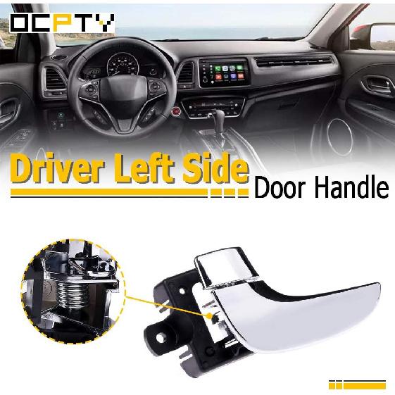 OCPTY Chrome Door Handle Interior Driver Left Side Replacement fit 2002-2007 for Buick Rendezvous Inside Door Handle