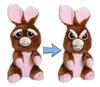 RANGS Feisty Pets Smile Bunny Plush Toy with Changing Facial Expressions