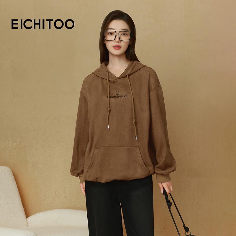 EICHITOO Women s Letter Print Casual Hoodie L