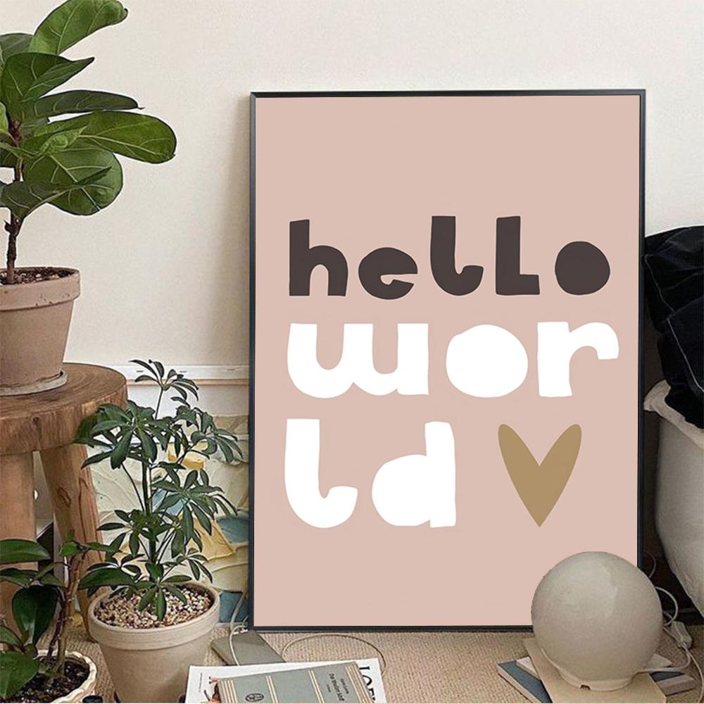 1 Stück Nordisch Cartoon Fuchs Hase Kindergarten Poster Aufkleber Kunst Wandmalereien Dekor Spielzimmer Dekor Geschenke Kawaii HD Malerei Katze