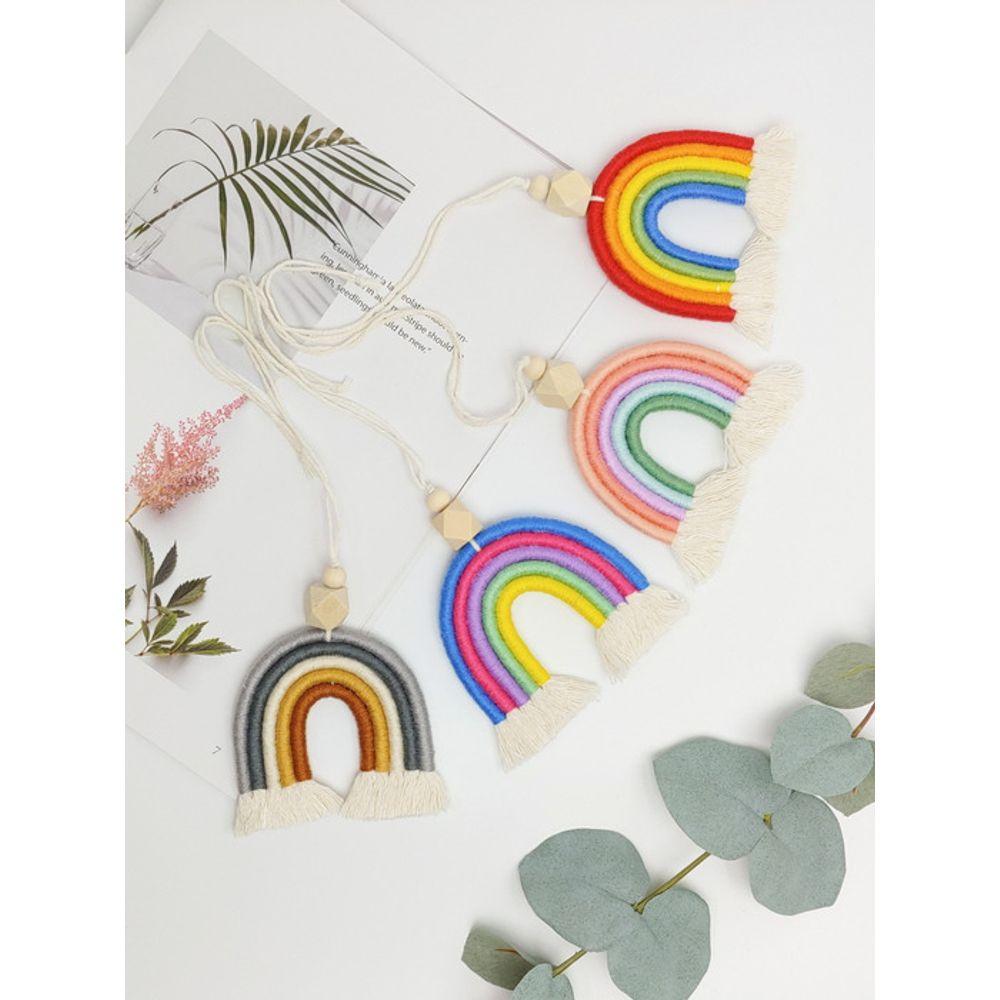 

LALA Rainbow Rattan Charm_4color KHAKI