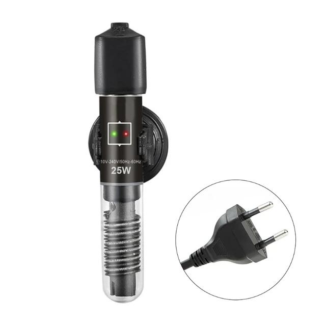 Chauffage 25W Mini Aquarium 50W Chauffage à Température Constante Réservoir Poissons Tortues Vente Directe Auto pour Submersible Tu pour Thermomètre