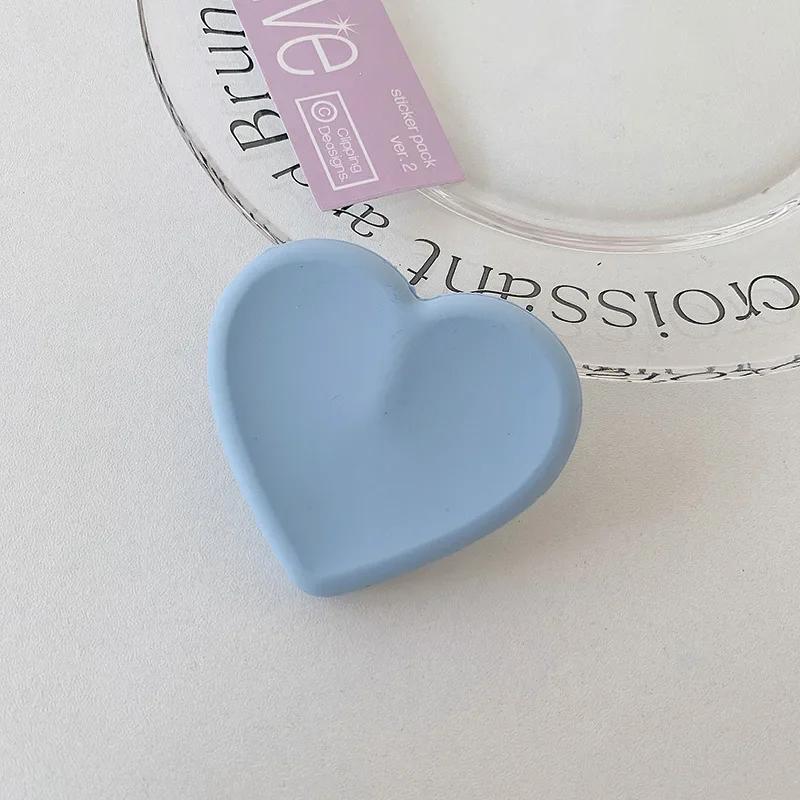 Ins Style Heart Silicone Phone Grip Bracket – Universal Holder for iPhone & Android Smartphones