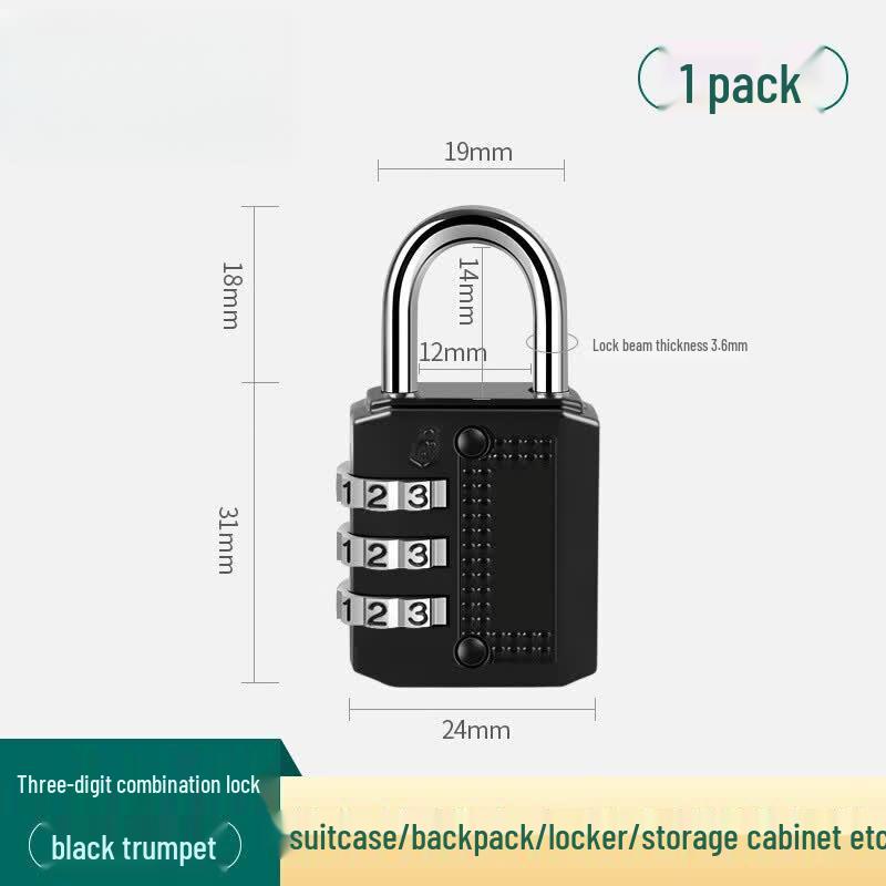 Miling Anti-theft Padlock Small