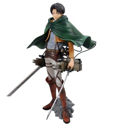MASTER STARS PIECE THE LEVI 20 cm hoch 3D Manöverausrüstung 18 cm hoch MSP Vollständiges Set von Attack on Titan Figur (Levi + ver. 2)