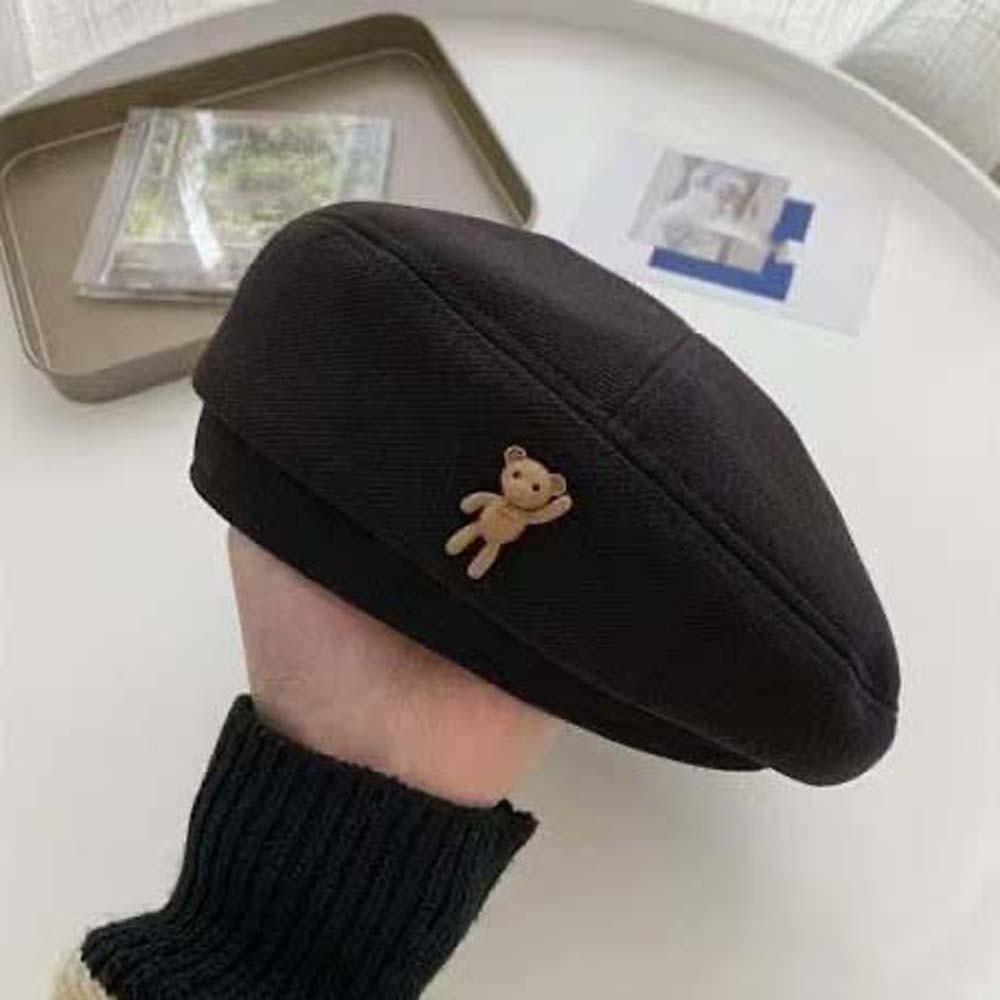 Classic Color Vintage Beret Hat Soft Newsboy Octagonal Hat Retro Painter Bonnet Shopping Day