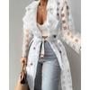 Solid Loose and Thin Shirt Jacket for Women Loose Thin Shirt Coat