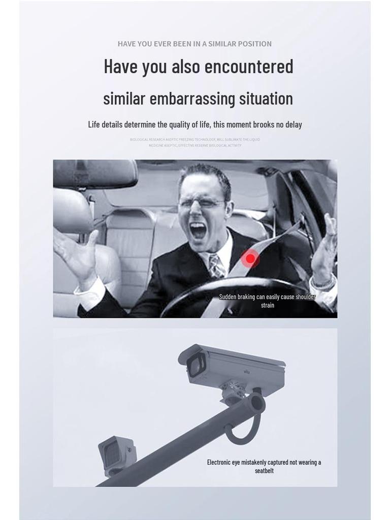 Universal Soft Breathable Seat Belt Shoulder Protector for Cars and Trucks