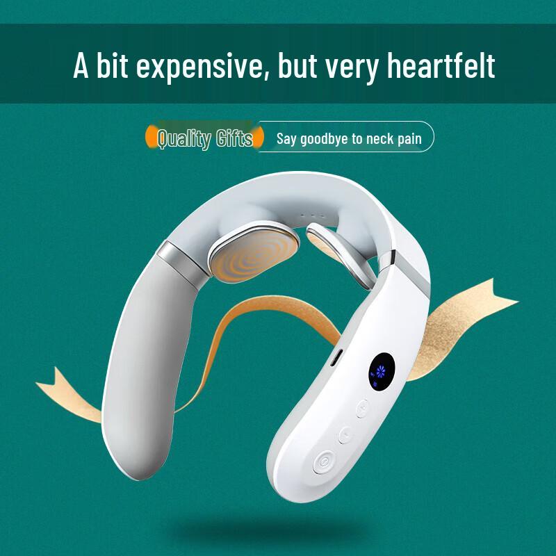 Smart Neck Massager with Heat and Pulse Massage