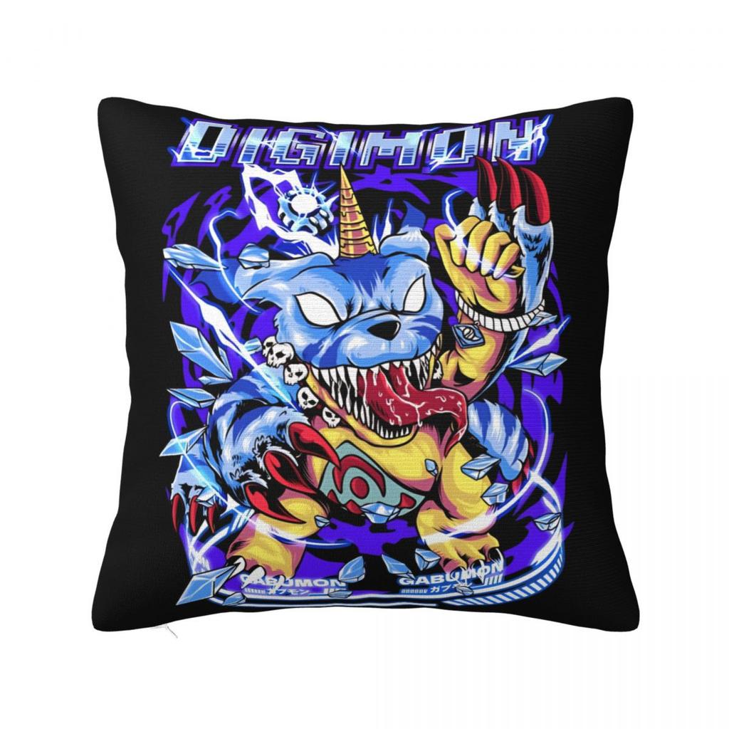 Trendy Seat Digital Monster Digimon Decor Pillowcase Stuff Pillow Cover Square Multi-Size
