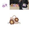 Soft Cottontextured Small Shoulder Bag With Flower Design For Daily Wear