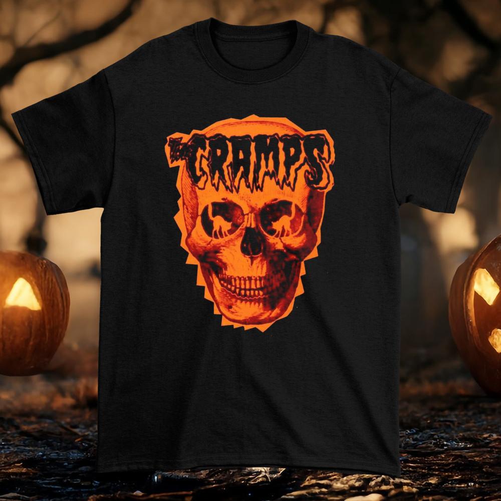 

THE CRAMPS HALLOWEEN Gift For Fan Black All Size Shirt VC1314 Unisex T-Shirt S