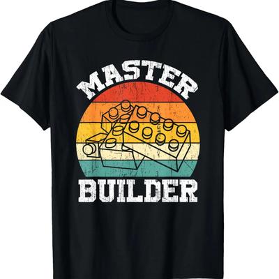 Master Builder Kids Boys - Building Blocks Master Builder T-Shirt