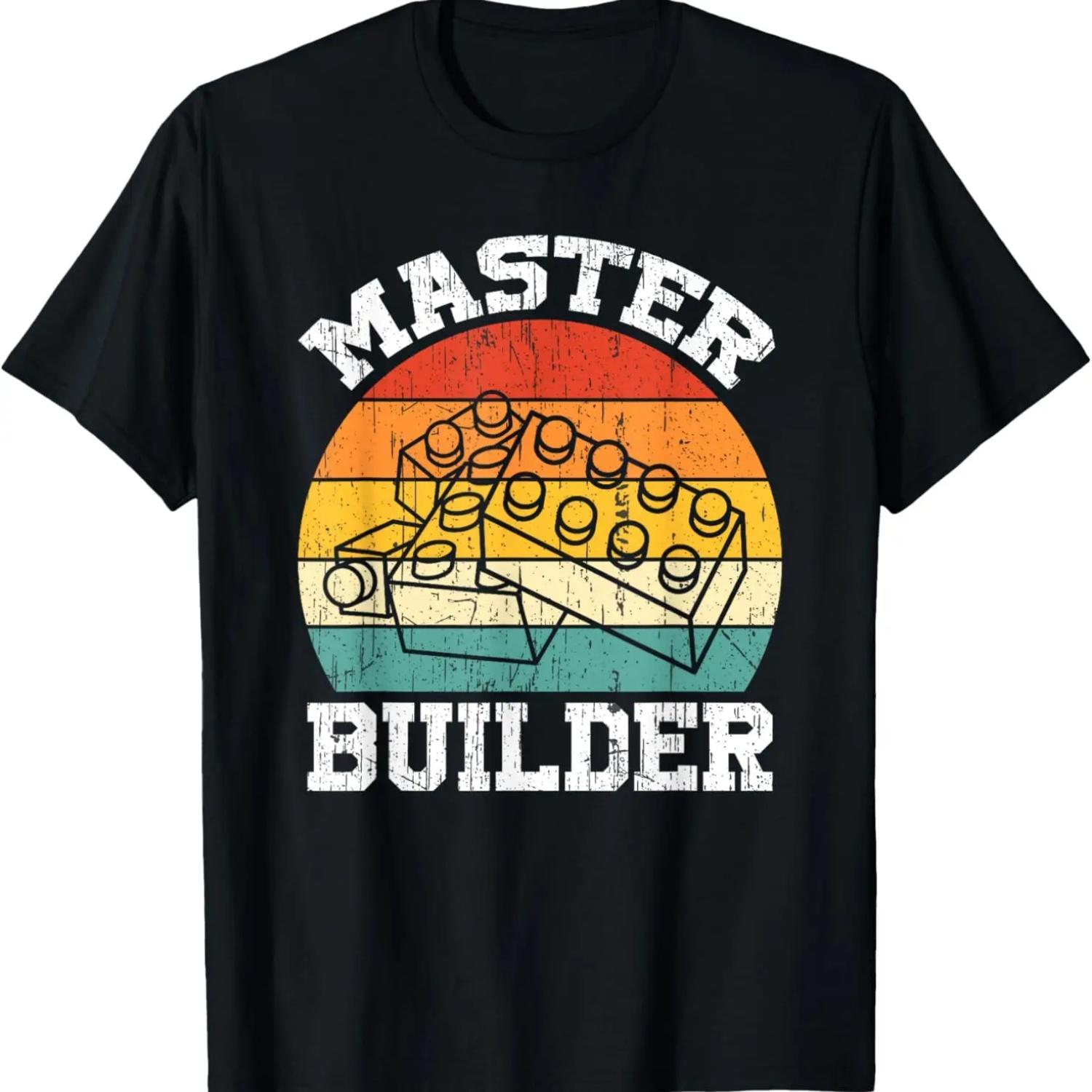 Master Builder Kids Boys - Building Blocks Master Builder T-Shirt S чёрный
