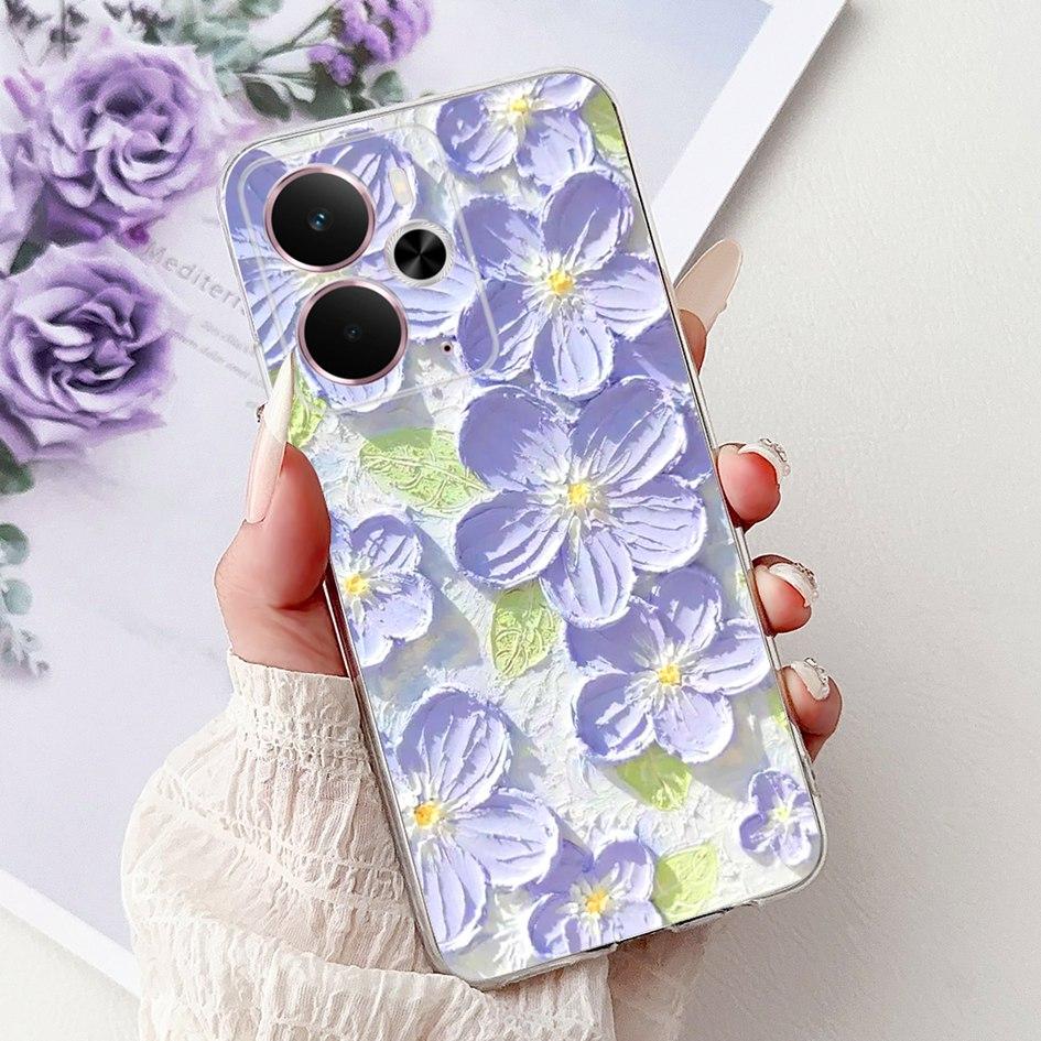 For Oppo Realme 14 14T 5G Case RMX5075 RMX5078 Popular Love Heart Shockproof Soft Silicone Cover For Realme14 Realme14T 5G Pouch