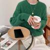 100% Pure Wool Casual Sweater Knit Top - Autumn/Winter Fashion Thickened Pullover