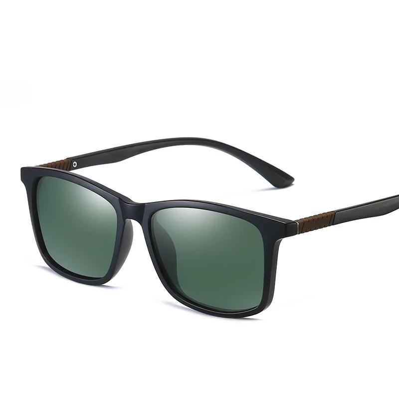

0 -0.5 -0.75 -1.0 To -6.0 Square Miopia Polarized Sunglasses With Degree Vintage TR90 Driving Nearsighted Sun Glasses For Men Different Degree