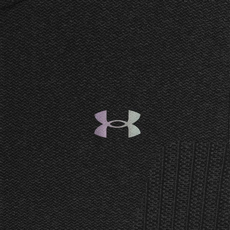 Under Armour Rush Series Seamless Training Loose Fit Hoodie Jacket Men jackets Black 1366258-001