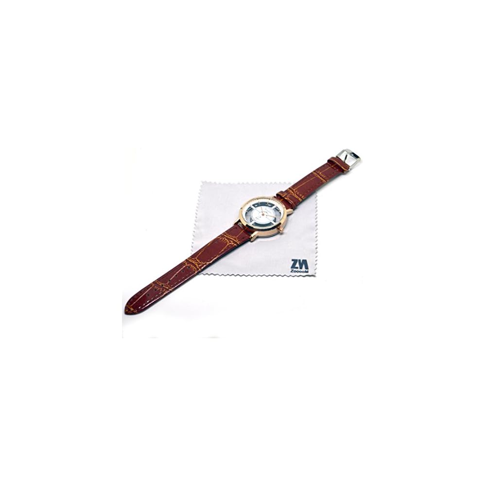 ZooooM Cross Face Analog Watch Unique Dial Casual Fashion Unisex ZM-WATCH566-BR
