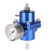 Aluminum Alloy Universal FPR Fuel Pressure Regulator with Gauge Hose 0‑140psi Adjustable