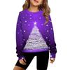 Girls' Hooded Tie-Dye Sweatshirt - Pullover Print Top
