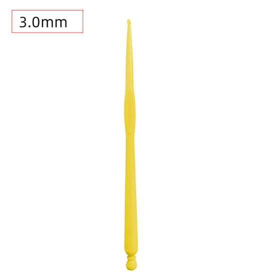 12Pcs Crochet Hook Comfortable Grip DIY Plastic Stitches Crafts Knitting Needle Hand Sewing Tool for Tailor
