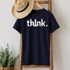 Think Chess Tshirt Funny Chess Player Gift Strategy Game Tshirt Summer Leisure Entertainunisext Venue Comfortable