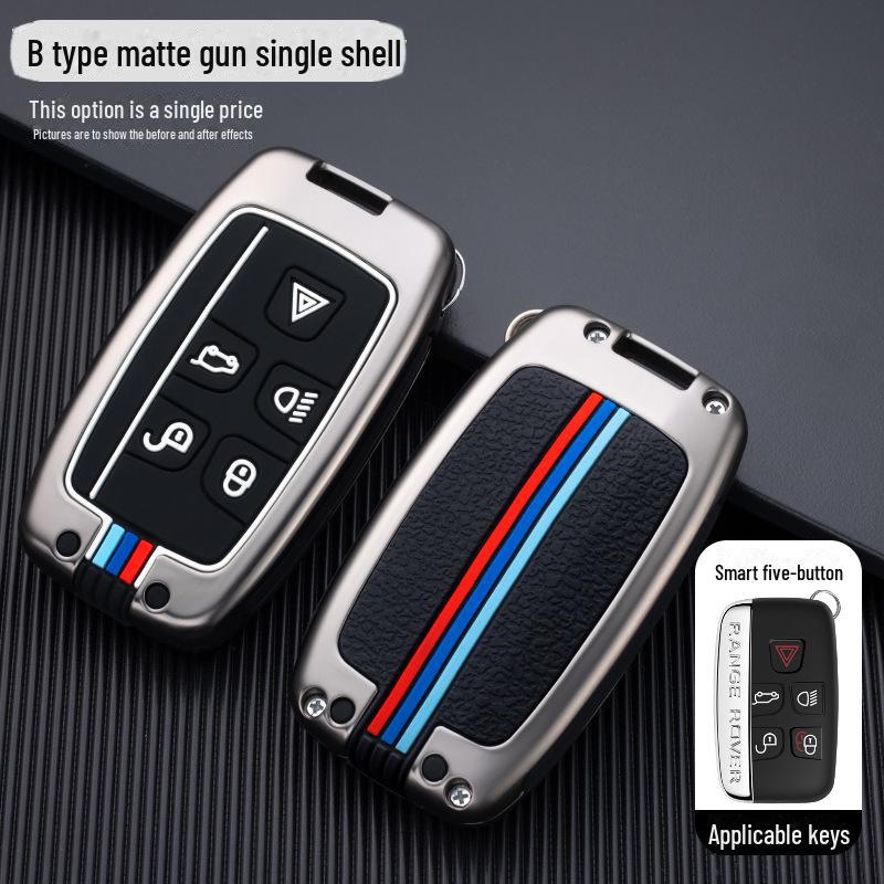 Land Rover Range Rover Key Cover for Discovery Sport, Velar - Car Key Bag Shell with Buckle