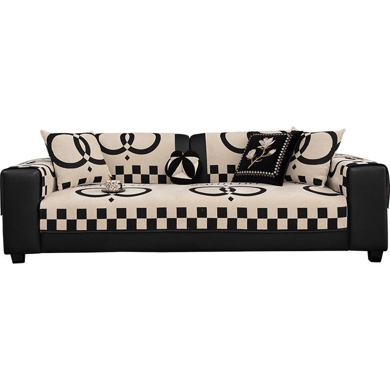 Nordischer Wind Chenille Sofakissen Wohnzimmer Leichter Luxus High-End Rutschfester Sofabezug Neu Grenzüberschreitend