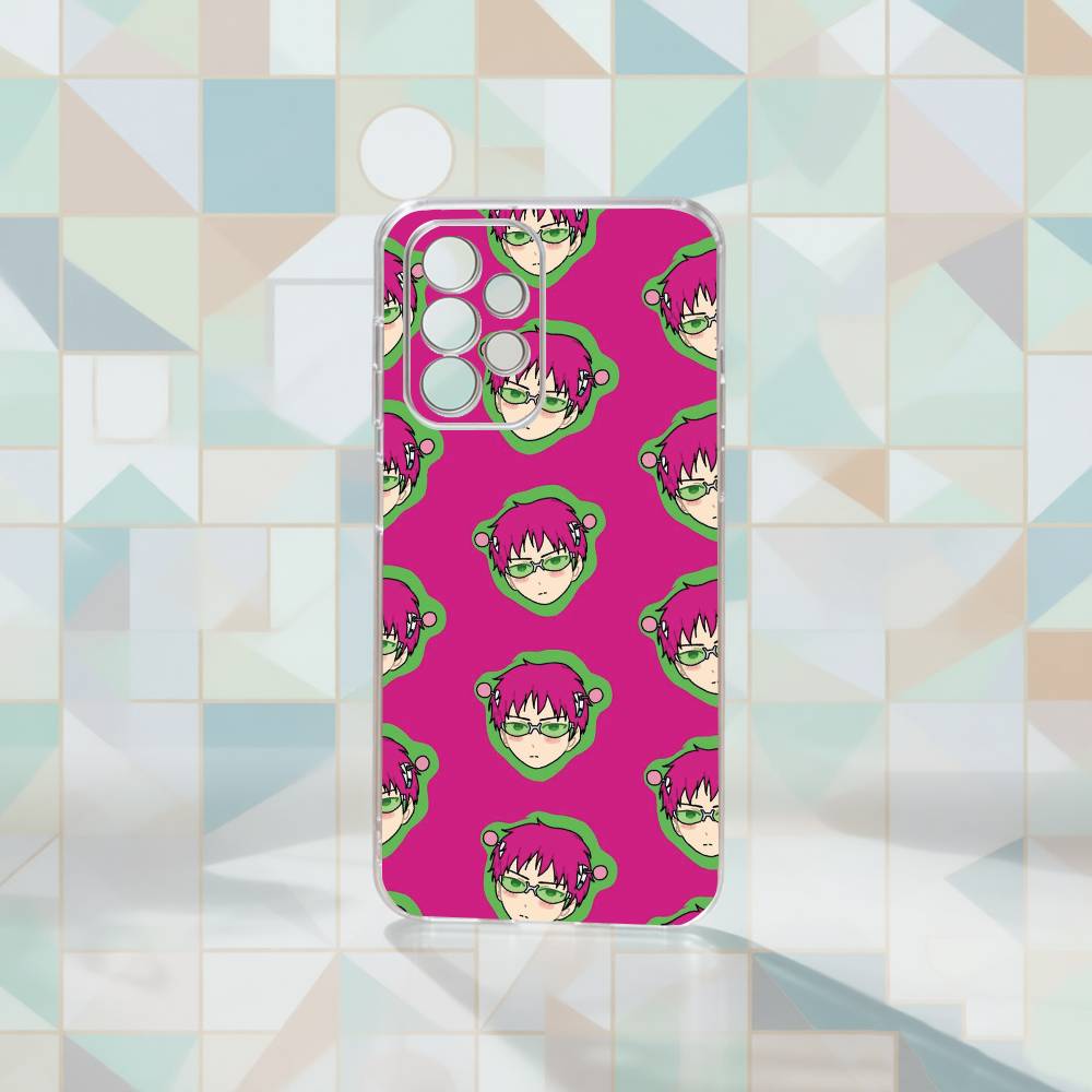 Kusuo Saiki Phone Case For Samsung S25,S24,S21,S22,S23,S30,Ultra,S20,Plus,Fe Transparent Cover