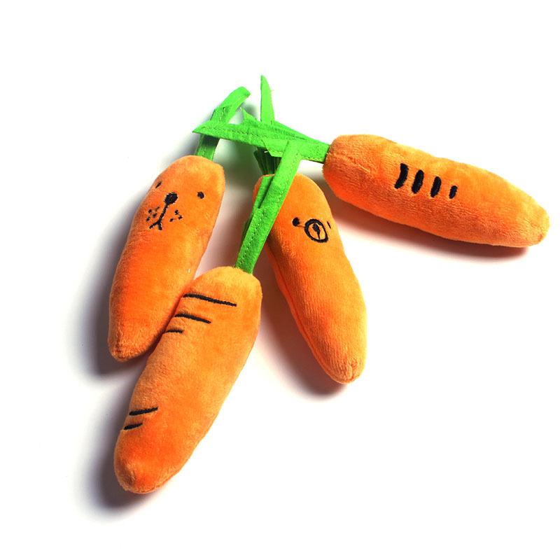 Buy Cute Dog Pet Toy Plush Radish Vocal Toy at affordable prices — free