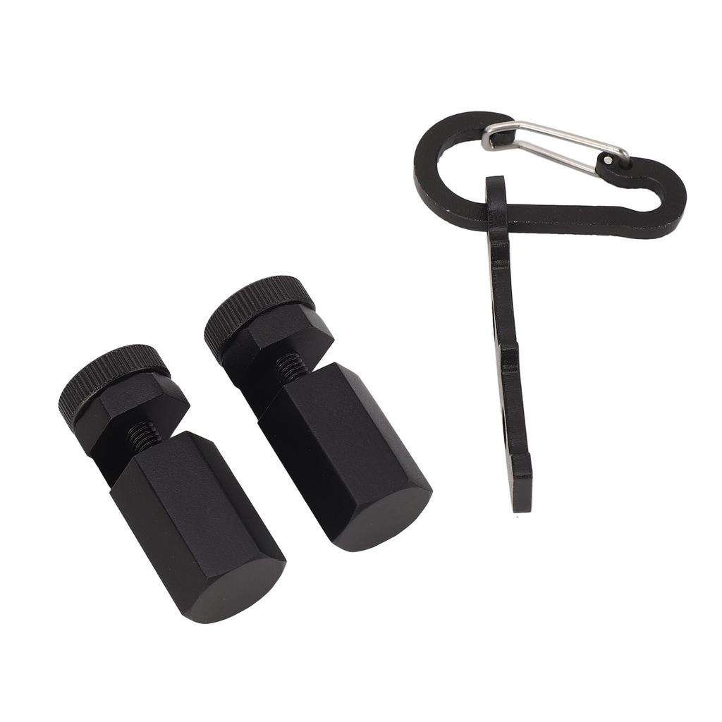 2Pcs Stair Gauge Set Aluminum Alloy Hex Tight Clamping Framing Square Attachment Jigs with Thumb