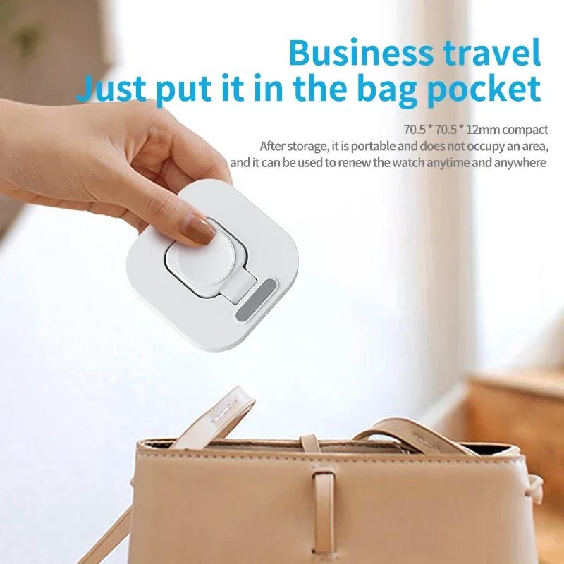 Magnetic Watch Wireless Charger Stand For Apple Watch 9 8 7 6 IWatch Samsung Galaxy Watch 5 4 Active Dock Fast Charging Station