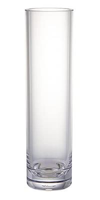 FOYER Unbreakable Vase, Polycarbonate, Stylish, 30cm Tall, 8cm Wide, Large, Product Number: 2300056