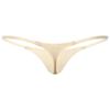 Mens Low Rise Thong Underwear Solid Color Elastic Waistband G String Soft Stretch Fabric for Daily Comfort Fit