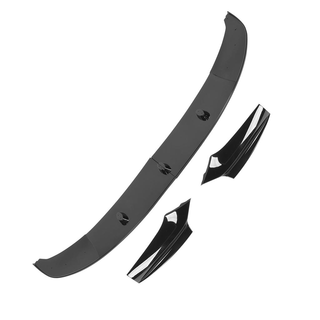 4pcs Front Bumper Lip High Hardness Front Bumper Lip Body Kit for 5 Series F10 F11 M Sport 2011 to 2017 Glossy Black