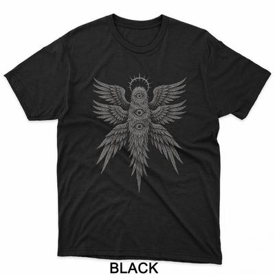 T-shirt Seraphim Angelo Biblicamente Accurato Enoch Occhio Estetica Esoterica