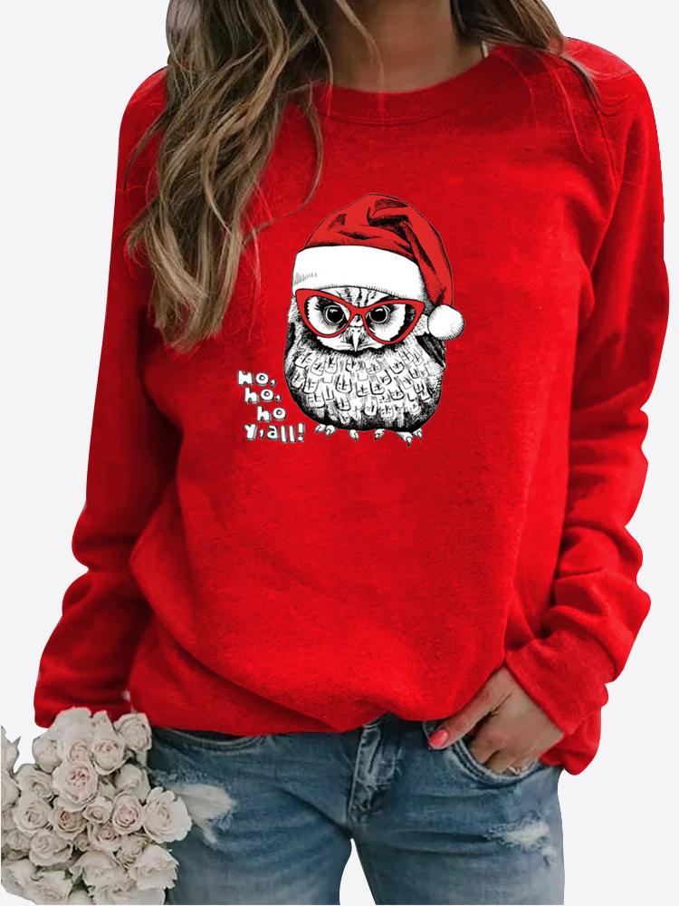 Autumn New Sweater Winter Women's Printed Tops T-shirt Ladies Round Neck Long Sleeve Casual Sweatshirt Plus Size Blouse