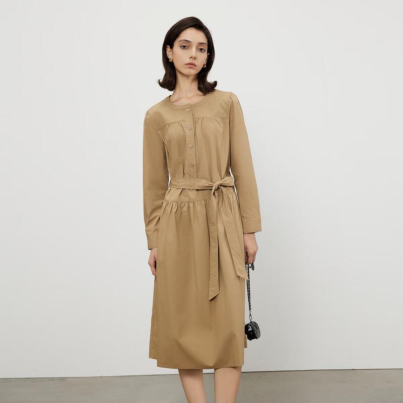 

Gejin Women s Mid-Sleeve Commuter Dress M